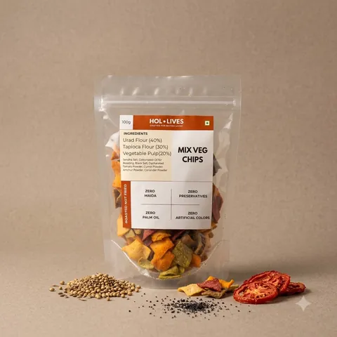 Mix Veg Chips pack by HOL•LIVES
